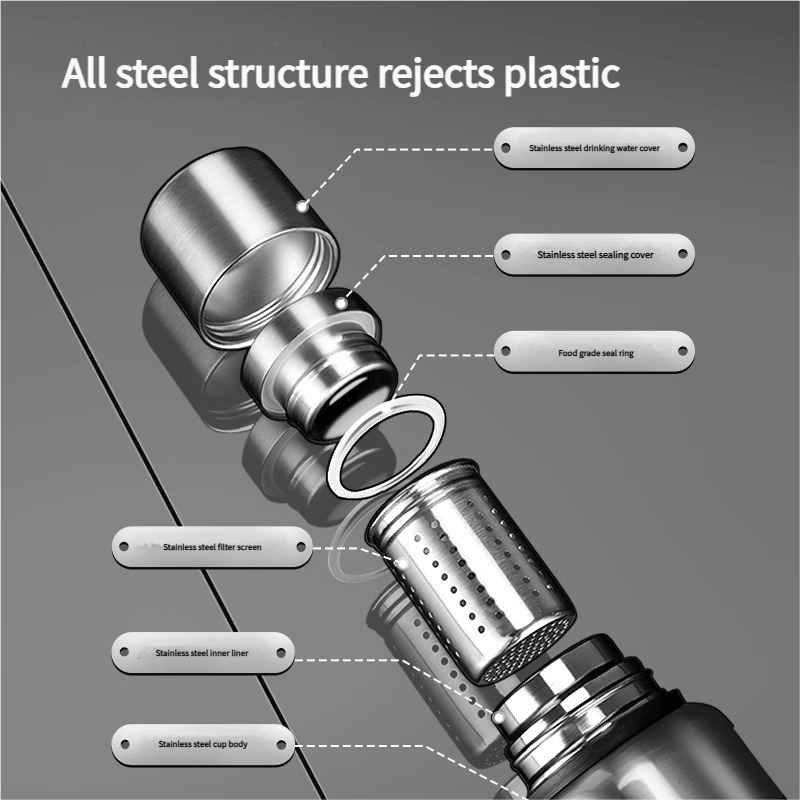 316 Stainless Steel Outdoor Travel Hiking Portable Insulated Cup