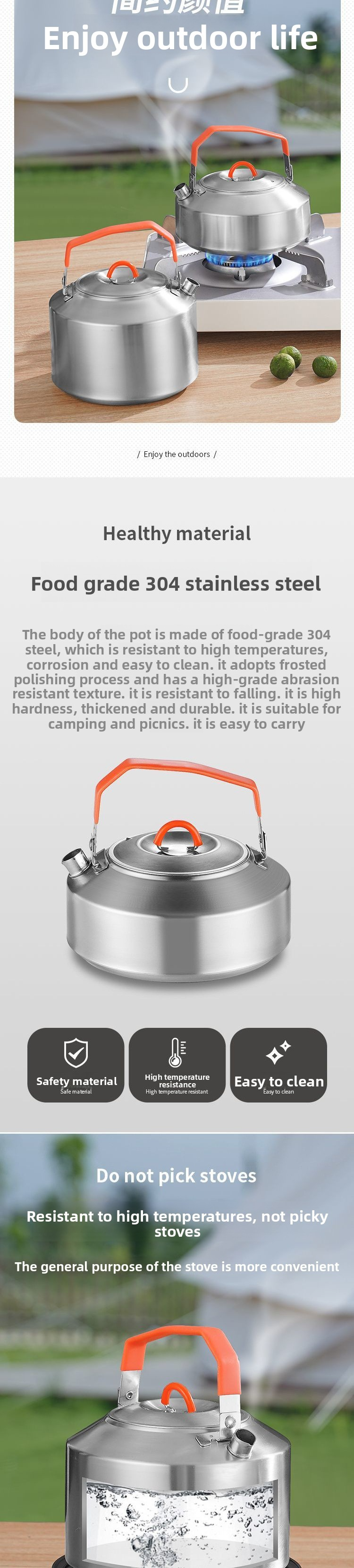Portable Camping Kettle