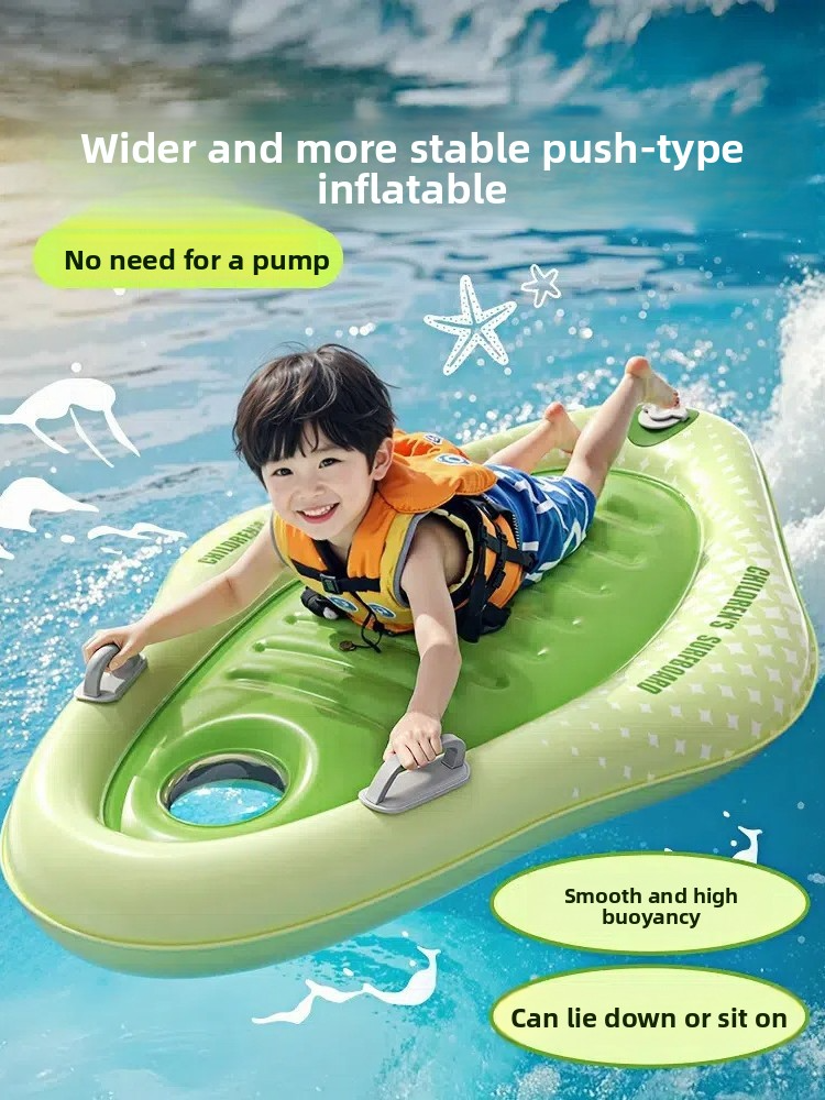 Inflatable Surf Board for Kids with Handle
