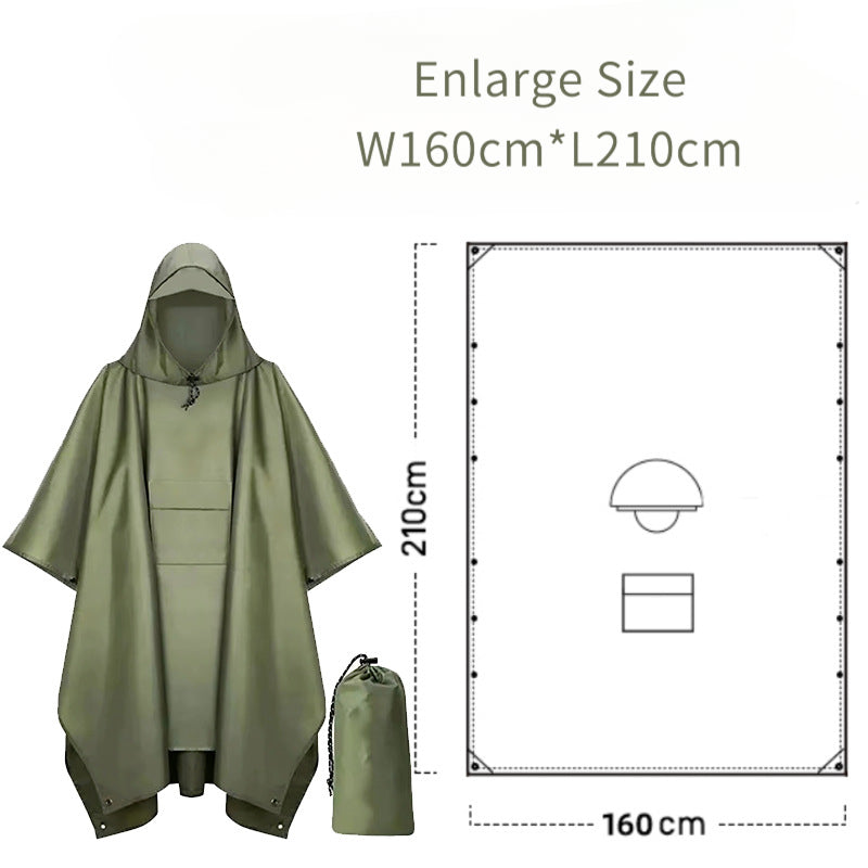 Multi-Functional 3-in-1 Outdoor Raincoat