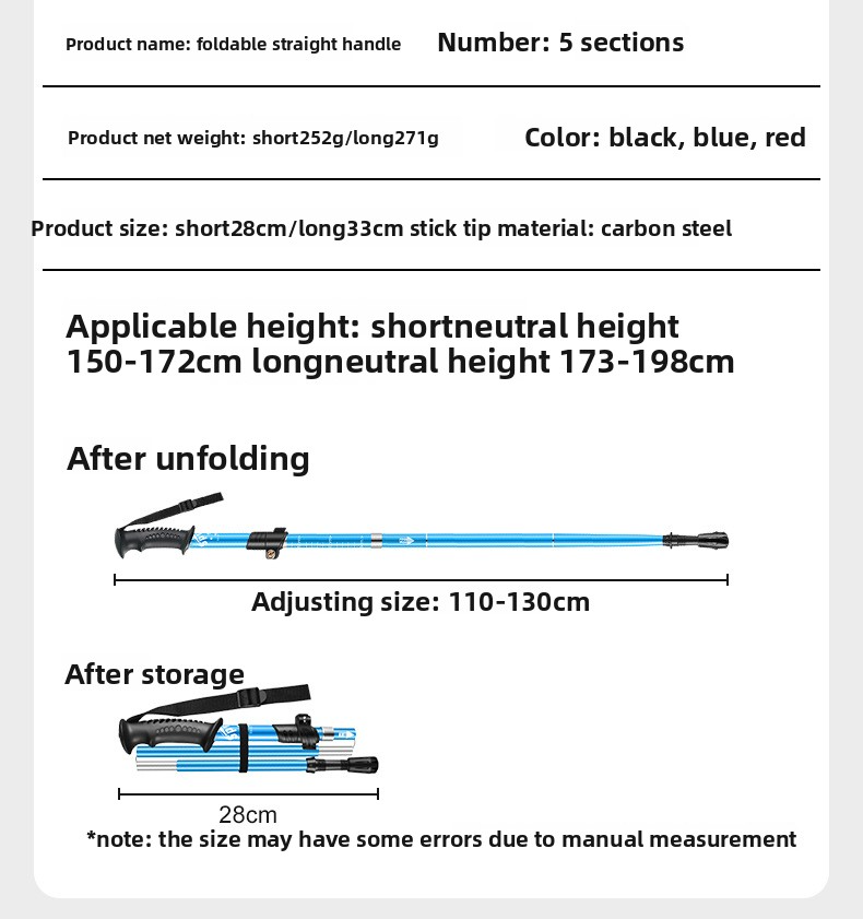 Folding Hiking & Trekking Poles