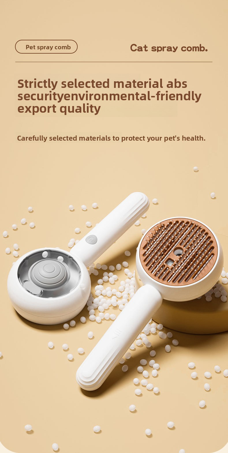Anti-Static Pet Spray Hair Removal Comb