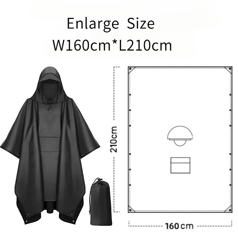 Multi-Functional 3-in-1 Outdoor Raincoat