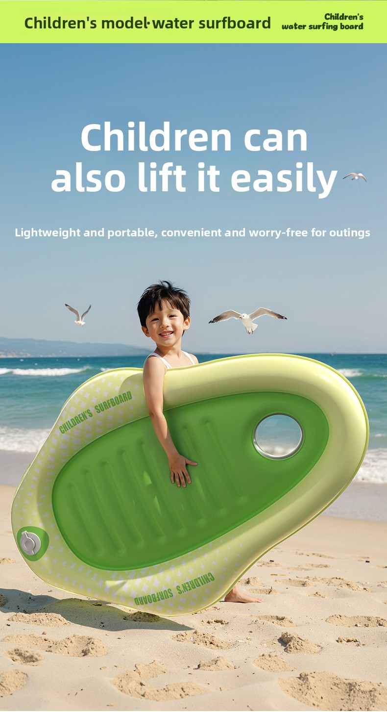 Inflatable Surf Board for Kids with Handle