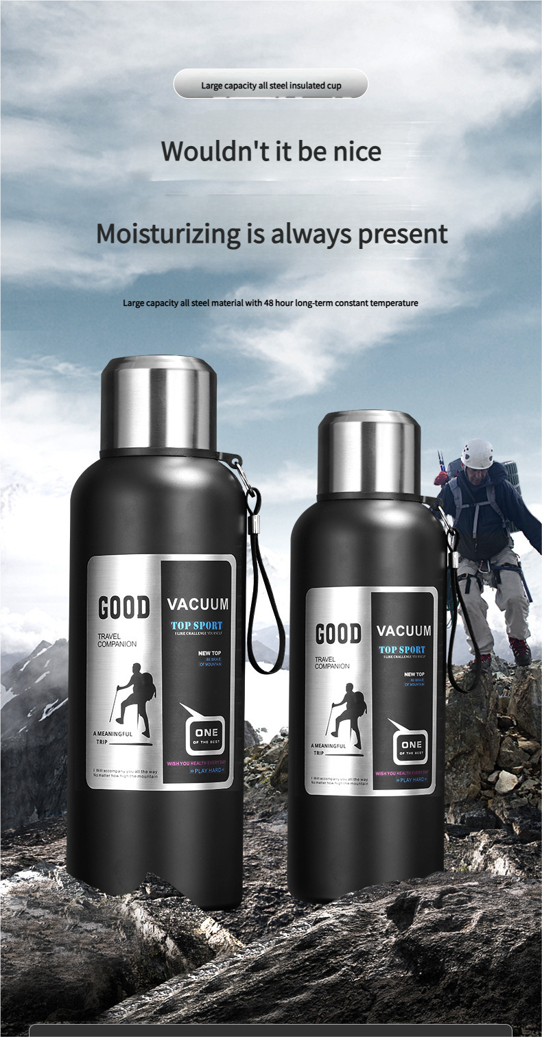 316 Stainless Steel Outdoor Travel Hiking Portable Insulated Cup