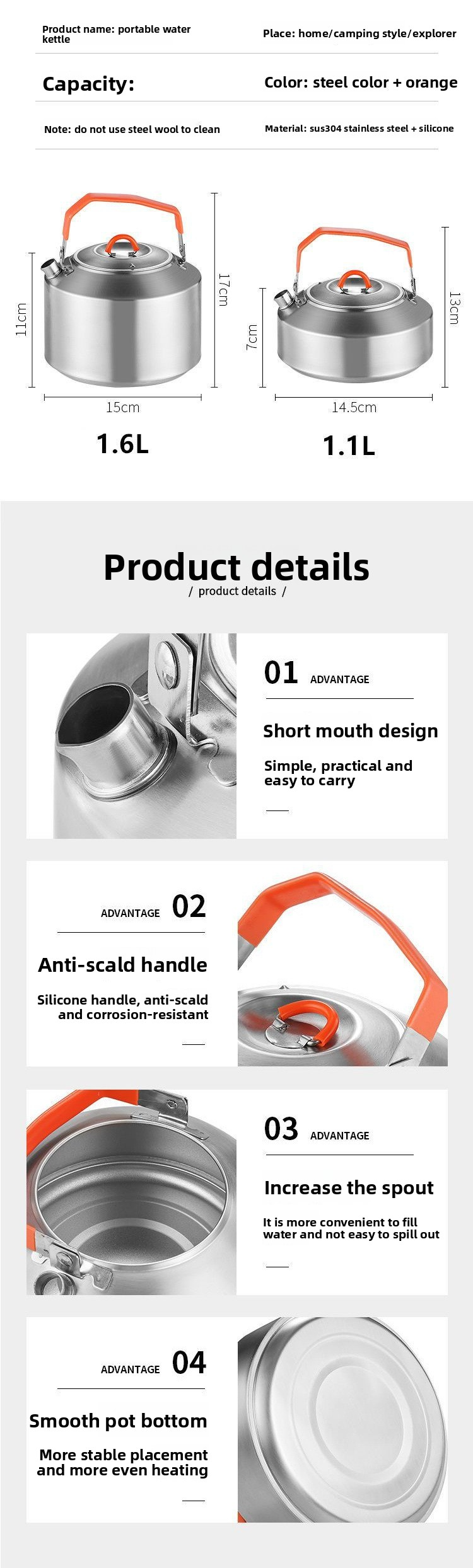 Portable Camping Kettle