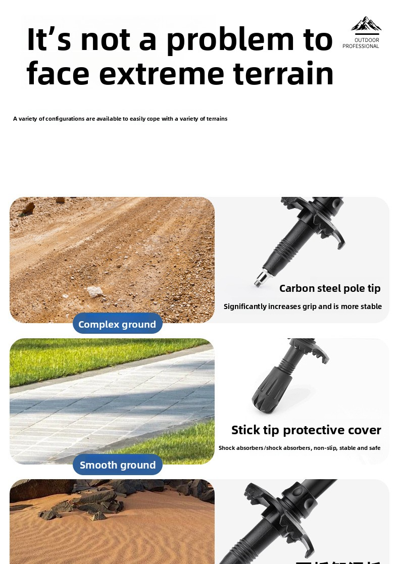 Folding Hiking & Trekking Poles