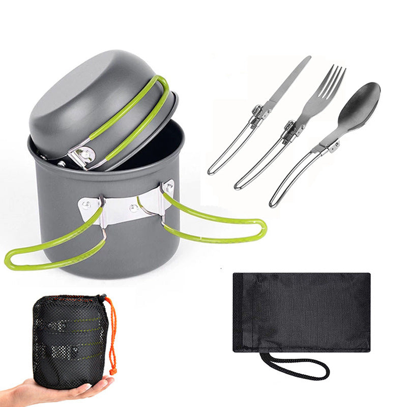 Portable Cookware Set for 1-2 People