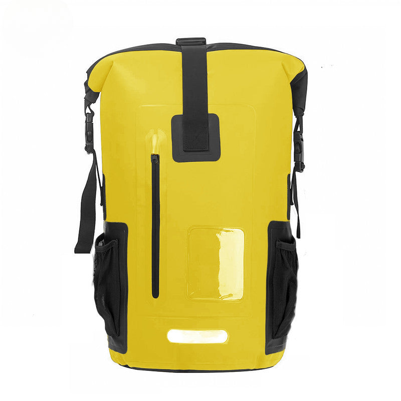 35L Large Capacity Waterproof Backpack Outdoor Waterproof Bag Hiking Camping Stream Trekking 500D Double Shoulder Backpack