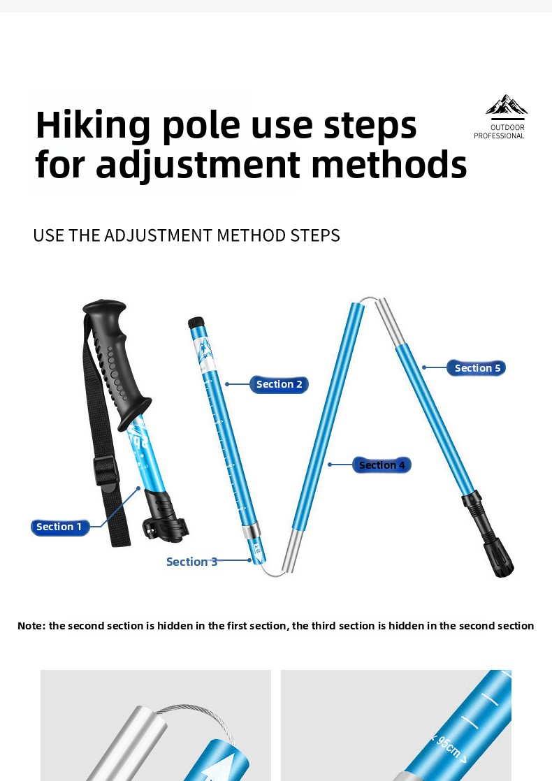 Folding Hiking & Trekking Poles