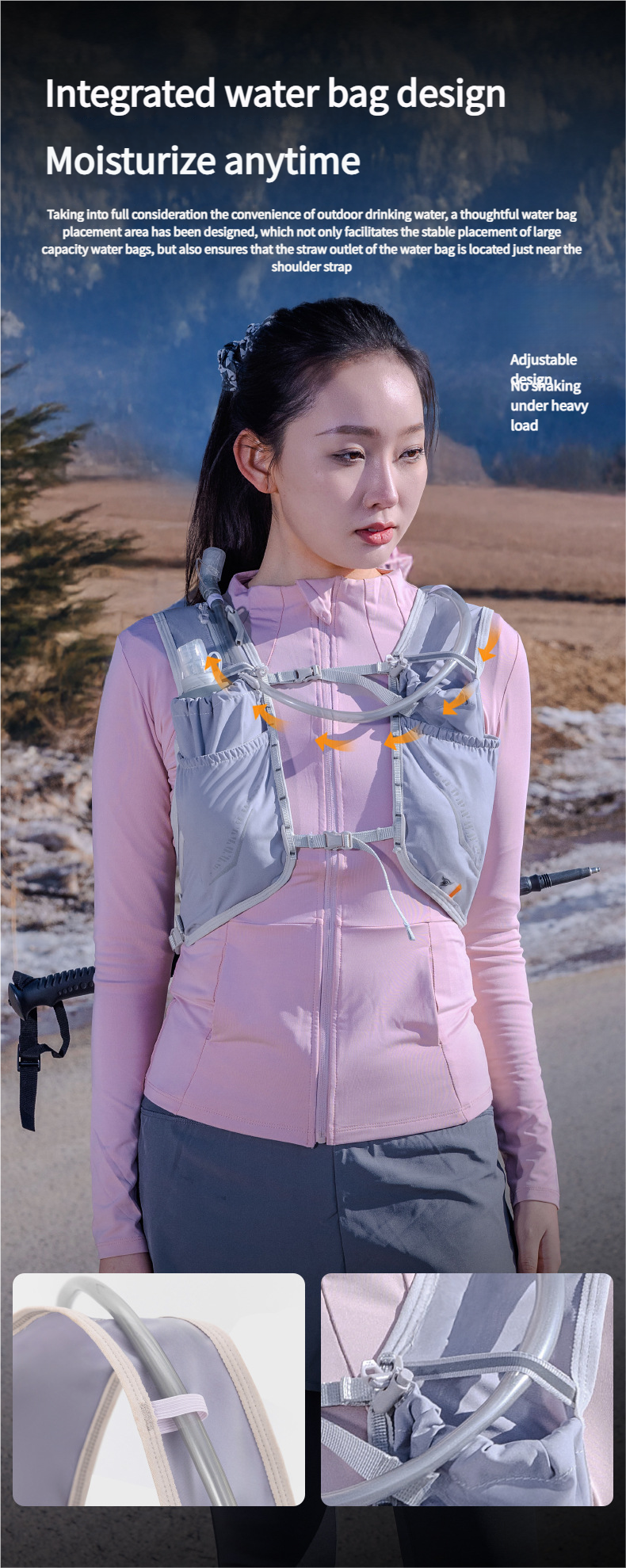 Running Hydration Vest Backpack