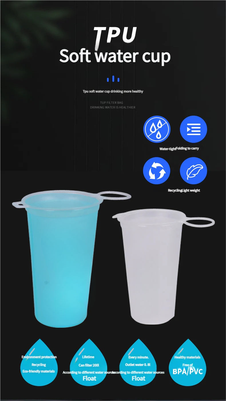 Foldable and Portable Outdoor Camping Water Cup