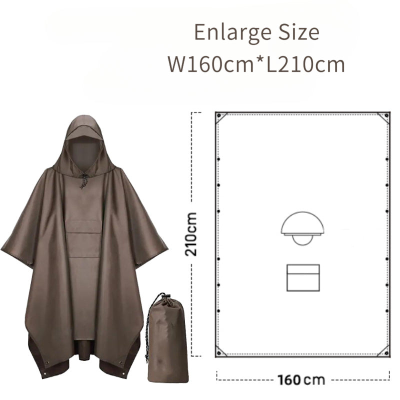 Multi-Functional 3-in-1 Outdoor Raincoat