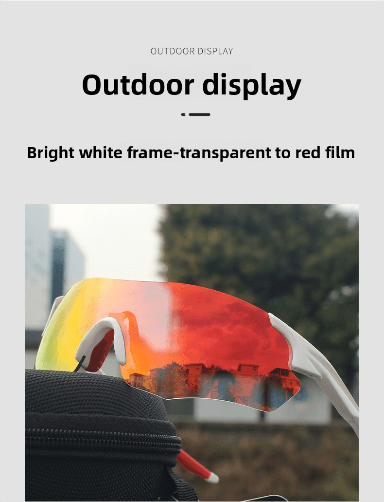 Lightweight TR90 Sun Glasses with UV Protection for Cycling Running