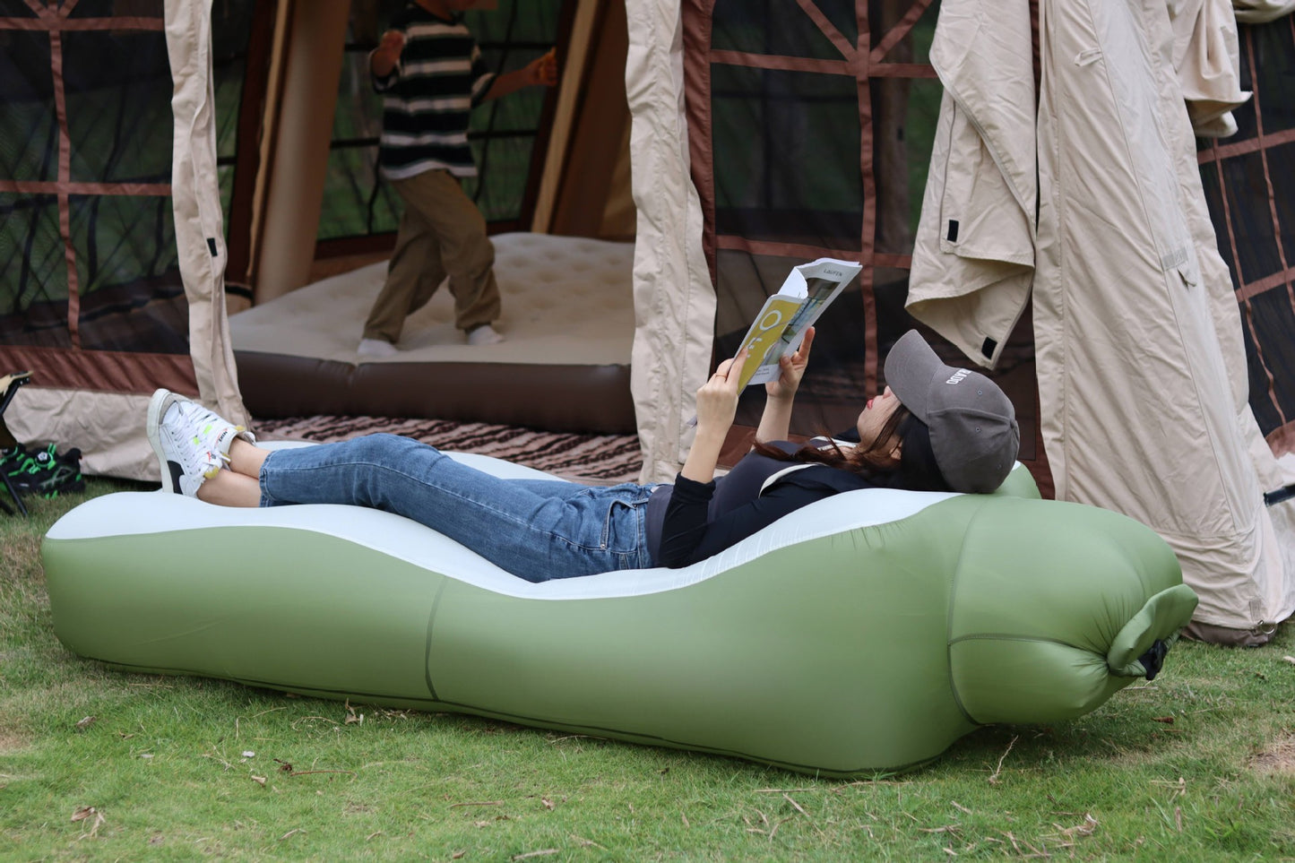 Camping Inflatable Sofa Water and Land Dual-use
