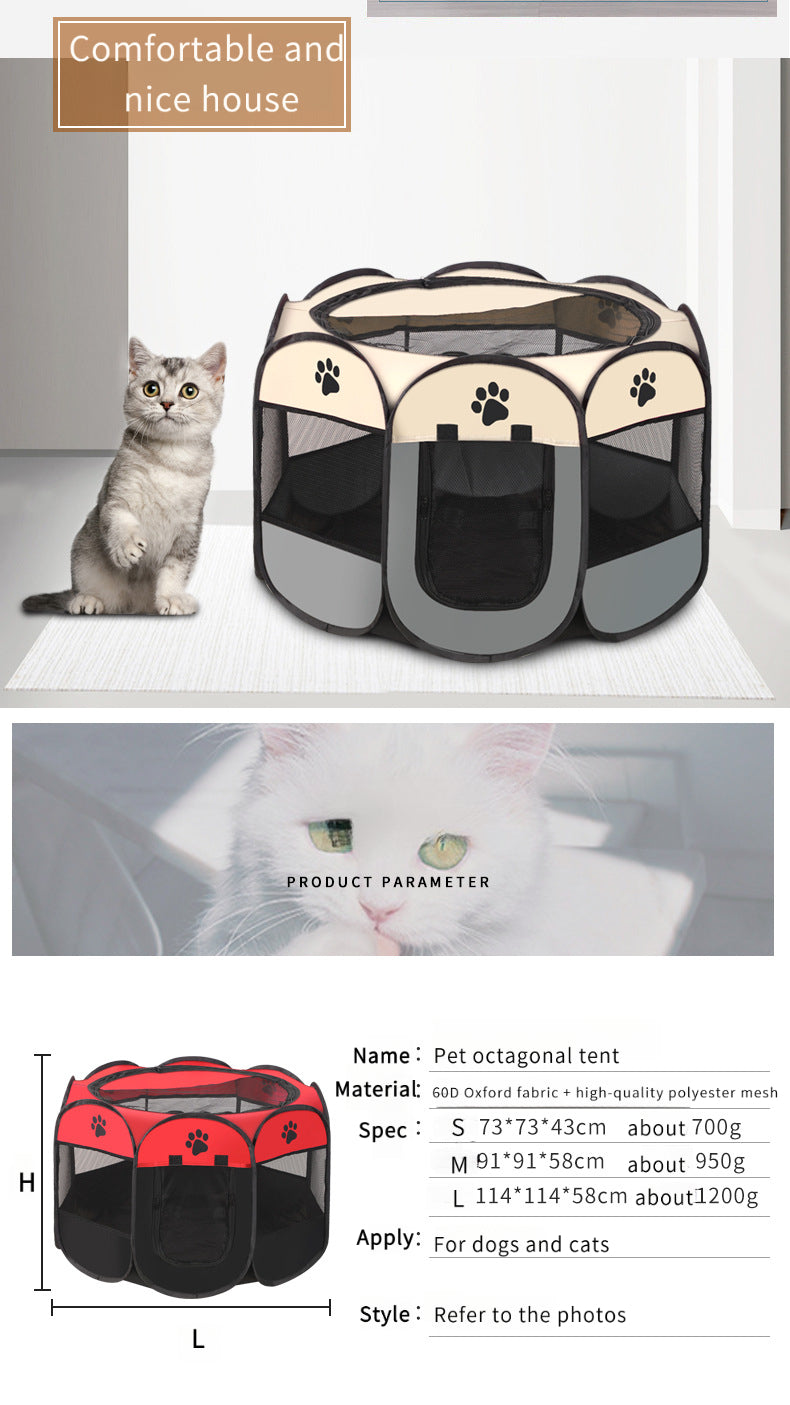 Portale Pet Octagonal Tent
