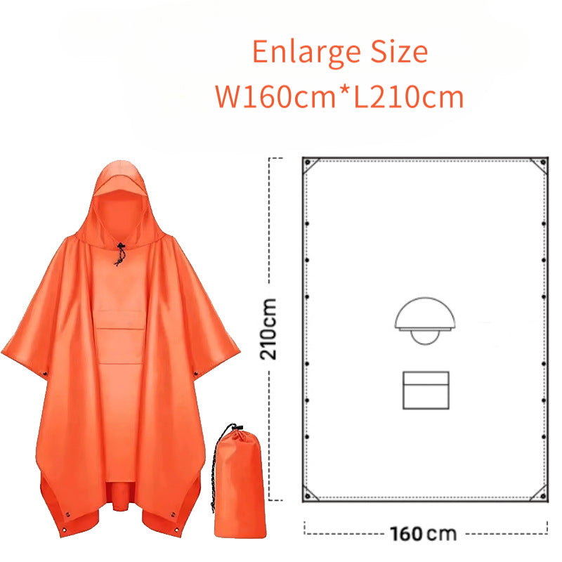 Multi-Functional 3-in-1 Outdoor Raincoat