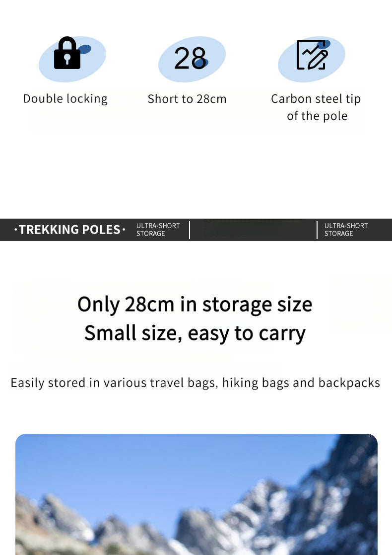 Folding Hiking & Trekking Poles