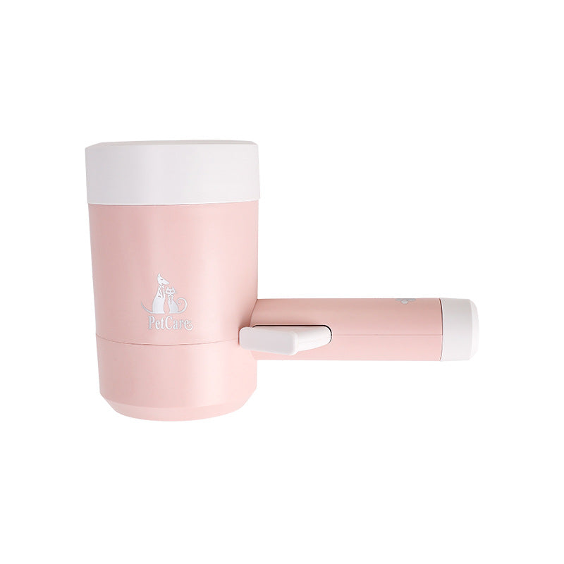Portable Pet Paw Washer Cup with Soft Silicone Brush