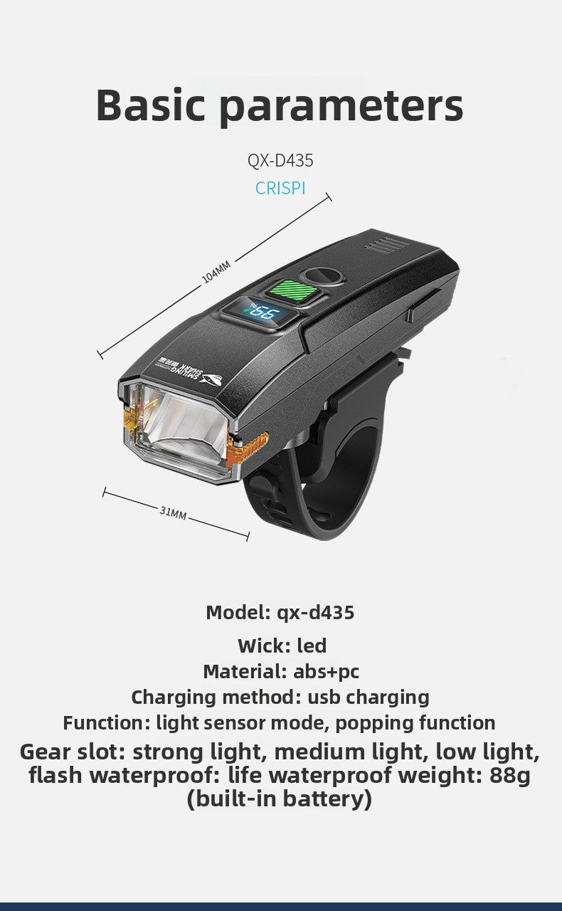 Portable Bicycle Night Riding Front Light