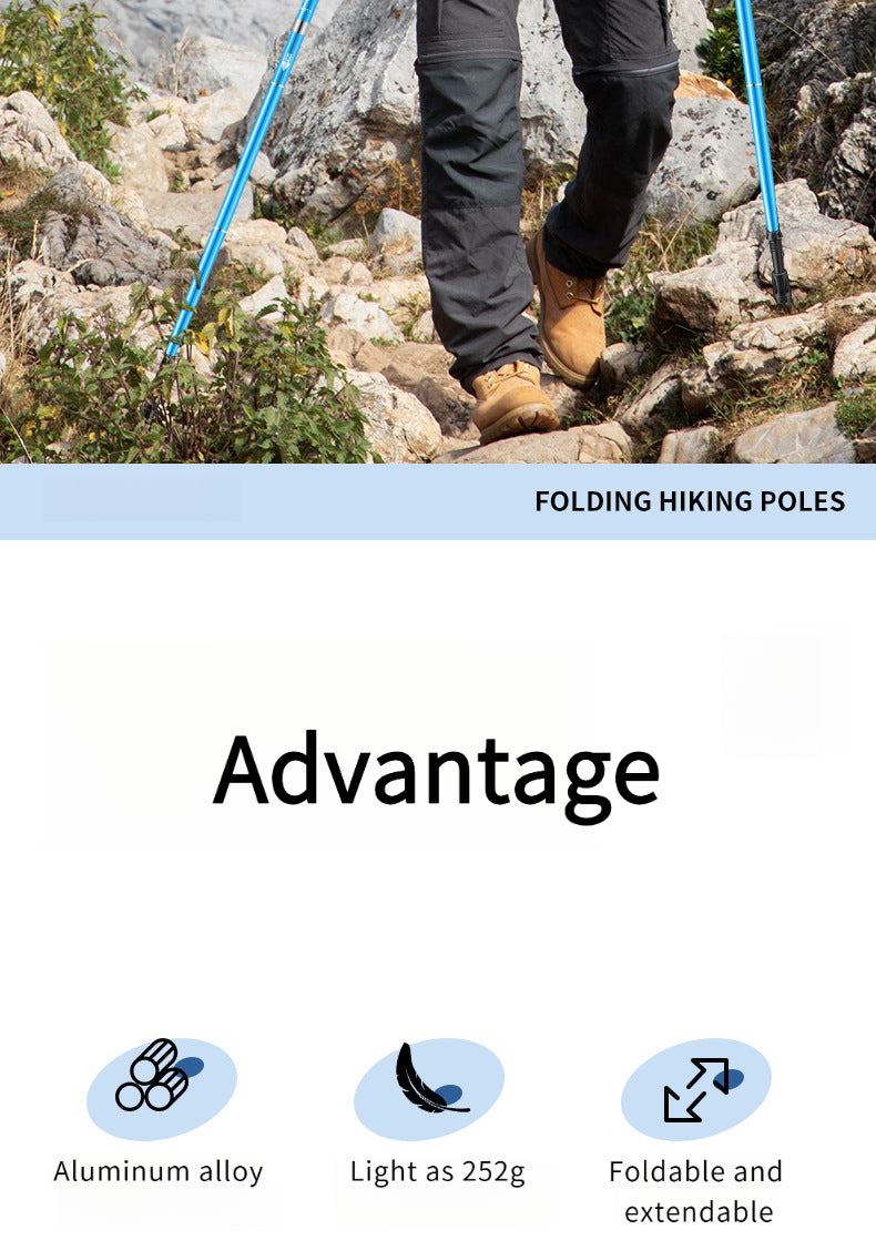 Folding Hiking & Trekking Poles