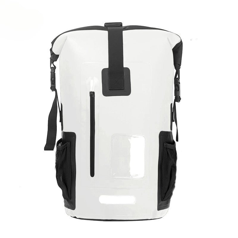 35L Large Capacity Waterproof Backpack Outdoor Waterproof Bag Hiking Camping Stream Trekking 500D Double Shoulder Backpack