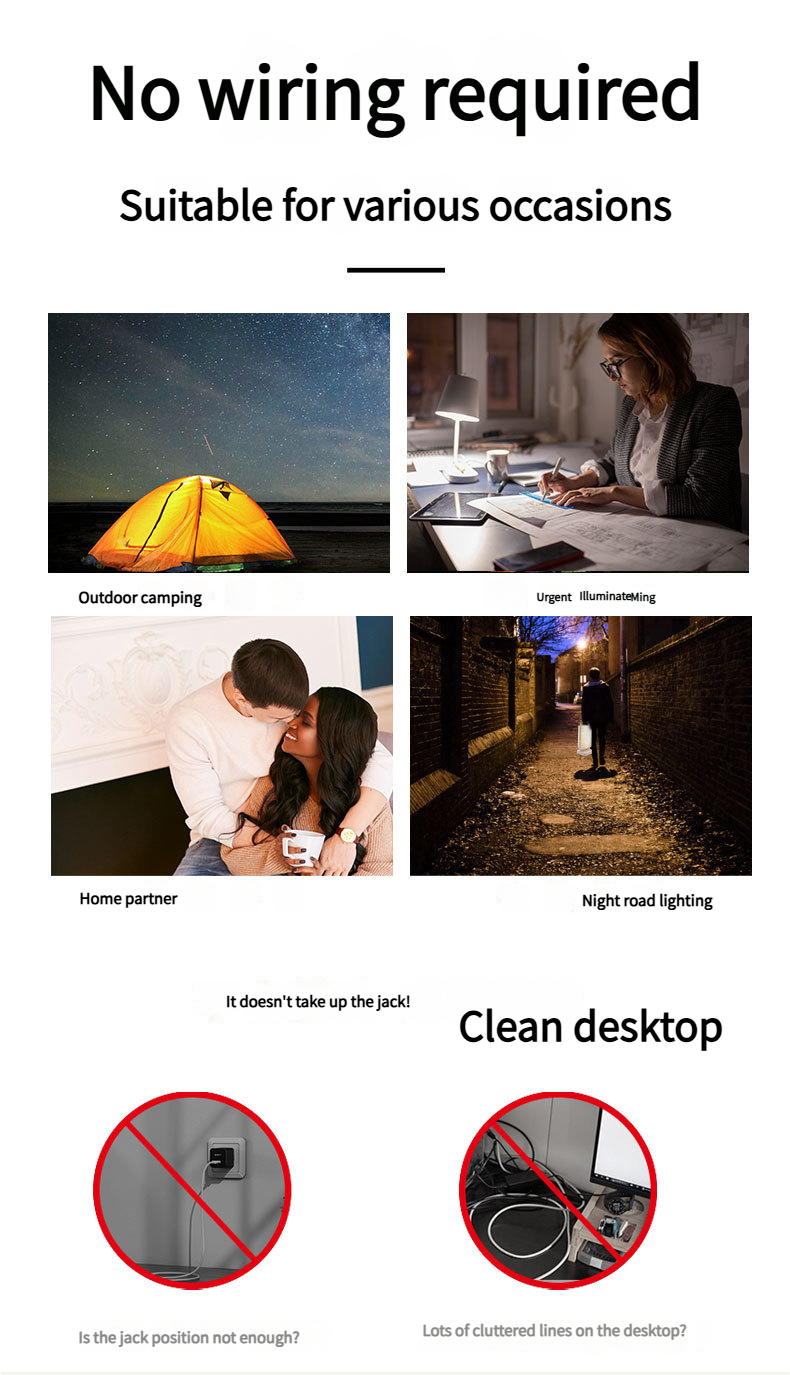 Rechargeable Solar Camping Light
