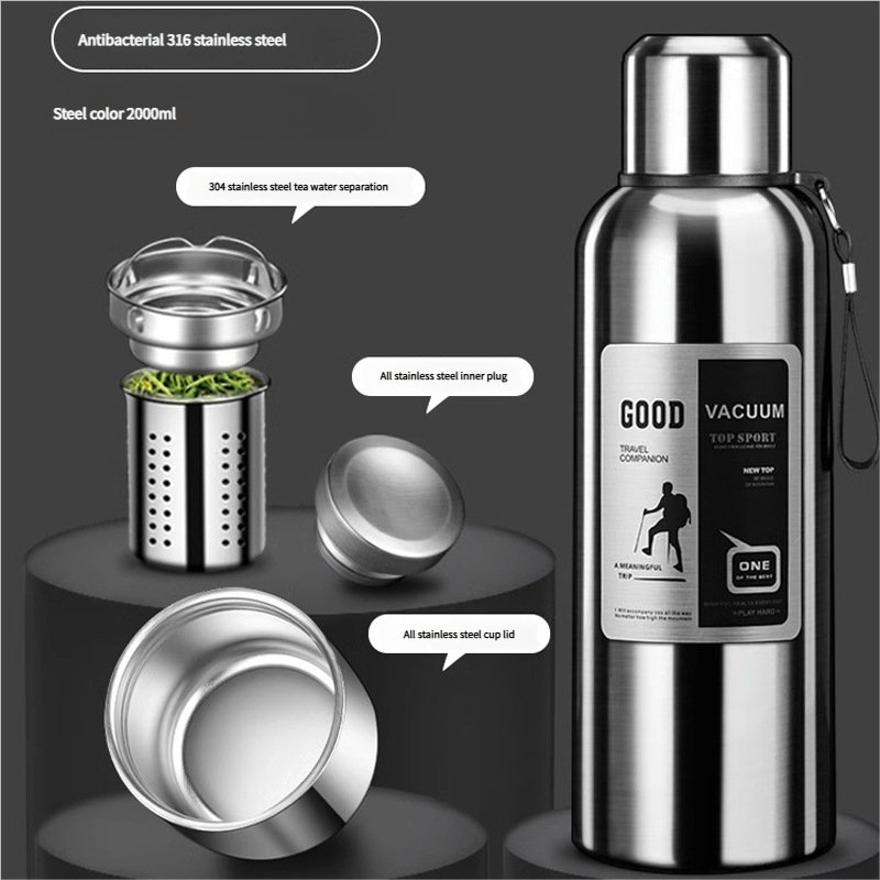 316 Stainless Steel Outdoor Travel Hiking Portable Insulated Cup