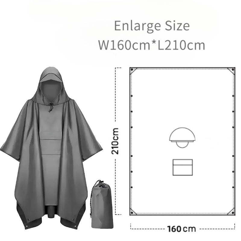 Multi-Functional 3-in-1 Outdoor Raincoat