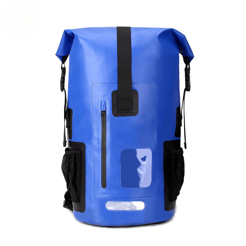 35L Large Capacity Waterproof Backpack Outdoor Waterproof Bag Hiking Camping Stream Trekking 500D Double Shoulder Backpack