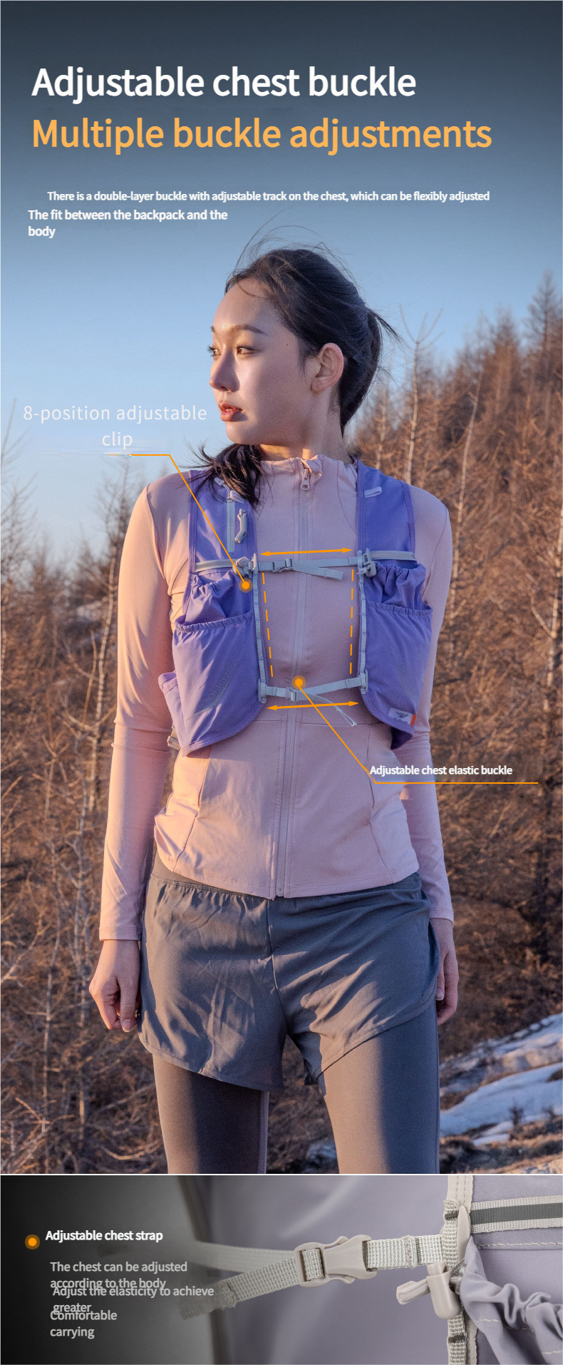 Running Hydration Vest Backpack