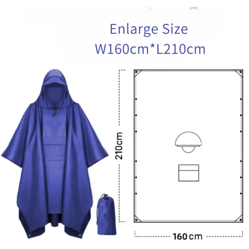 Multi-Functional 3-in-1 Outdoor Raincoat