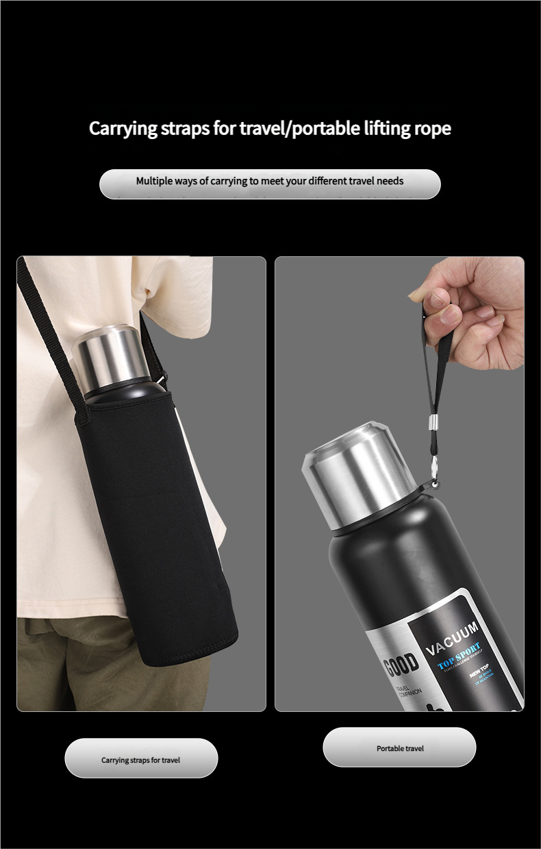 316 Stainless Steel Outdoor Travel Hiking Portable Insulated Cup