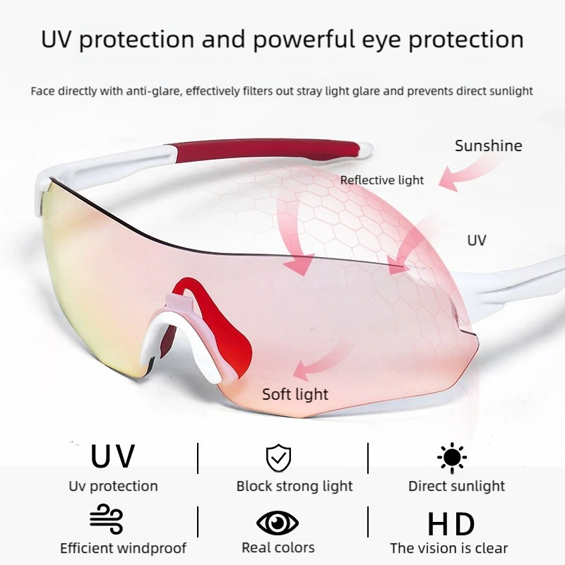 Lightweight TR90 Sun Glasses with UV Protection for Cycling Running