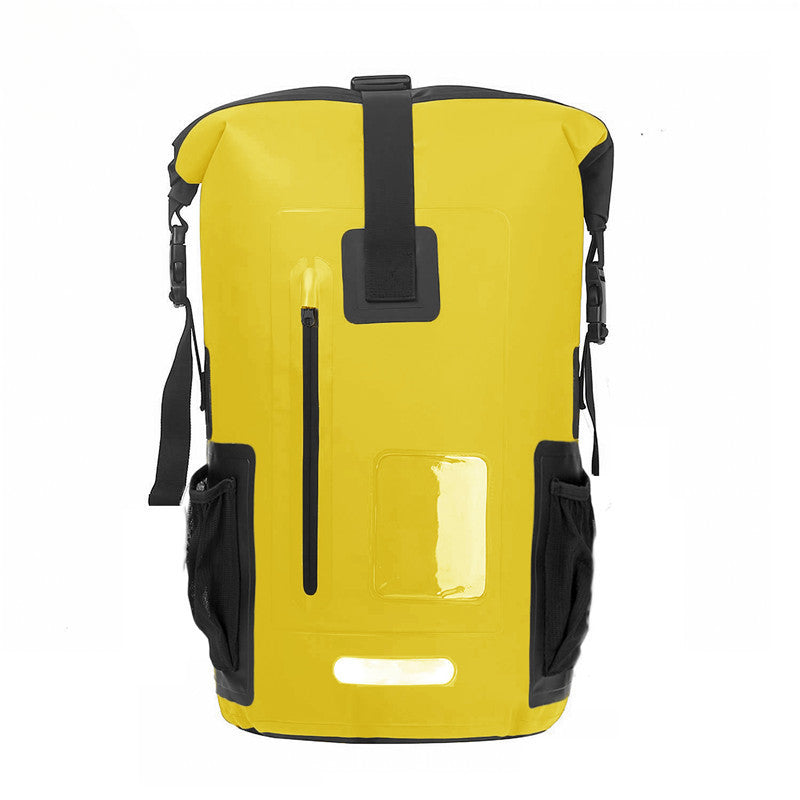 35L Large Capacity Waterproof Backpack Outdoor Waterproof Bag Hiking Camping Stream Trekking 500D Double Shoulder Backpack